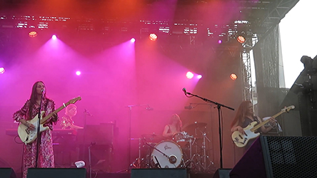 Nina Attal Electric Ladyland live in Cognac July 7, 2023 picture from the video